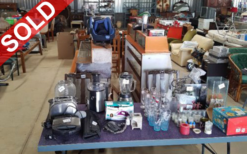 SELECTION OF HOUSEHOLD FURNITURE, APPLIANCES, MOTOR VEHICLE, ETC…ETC…